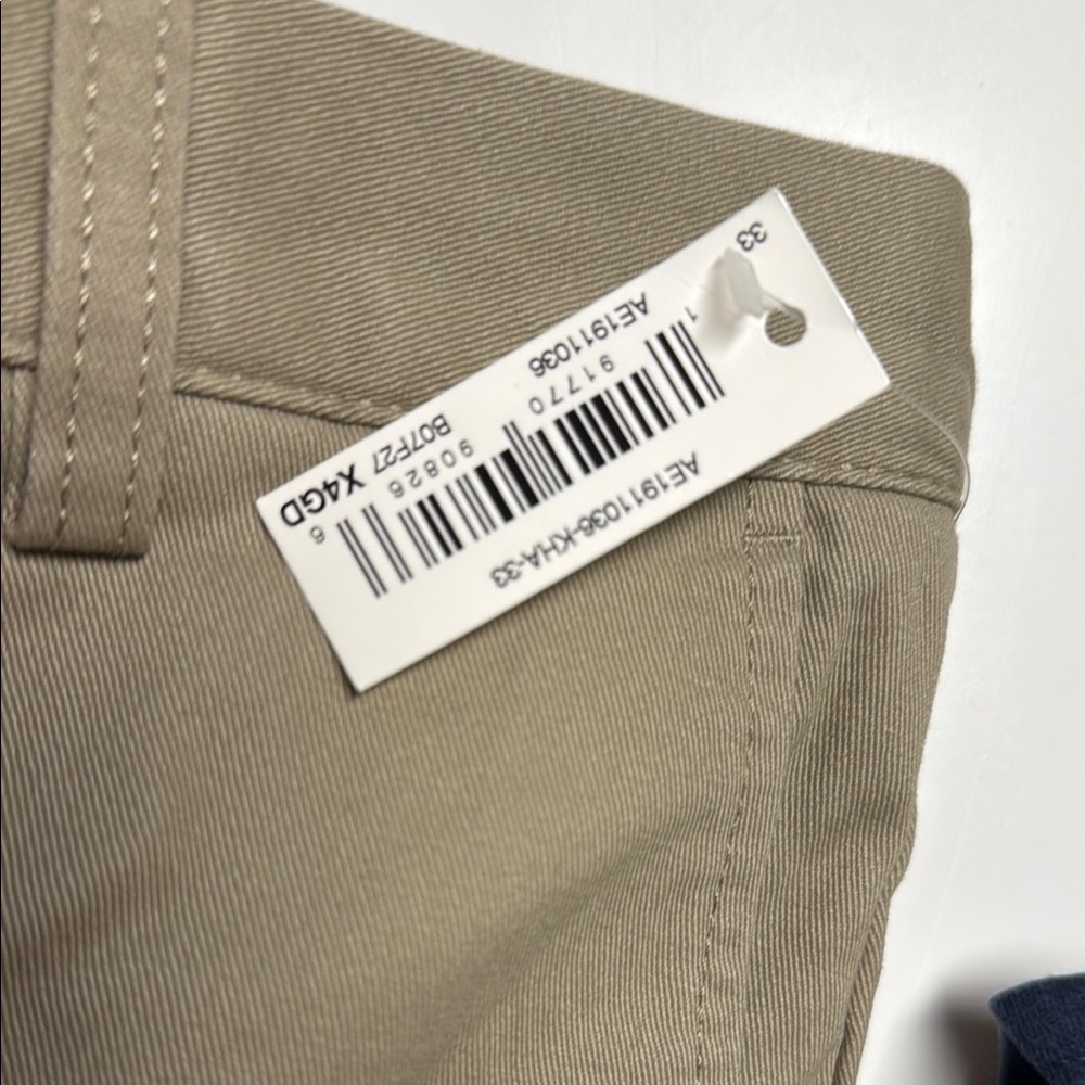 Amazon Essentials Men's Tan Flat Front Shorts - image 1